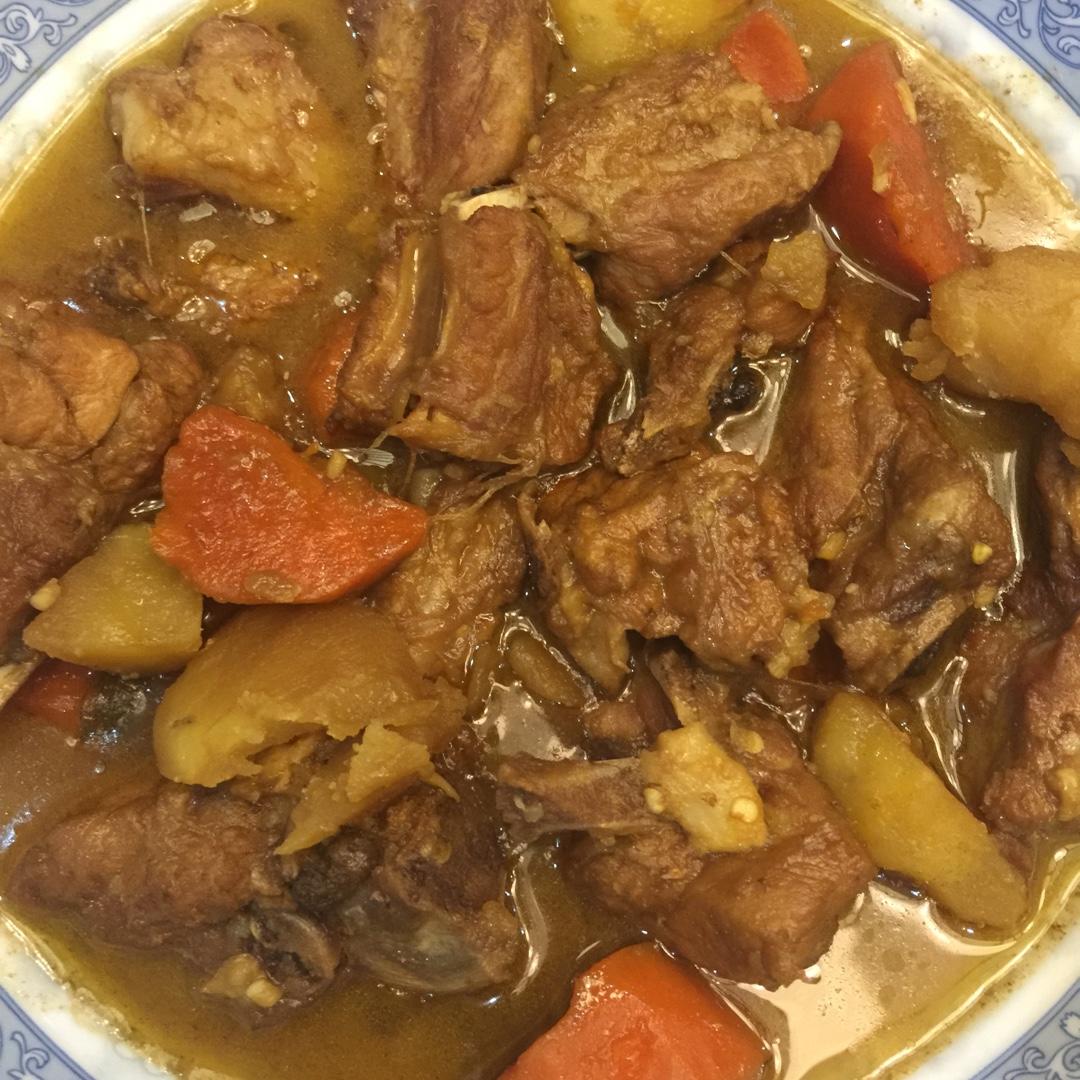 排骨炖土豆