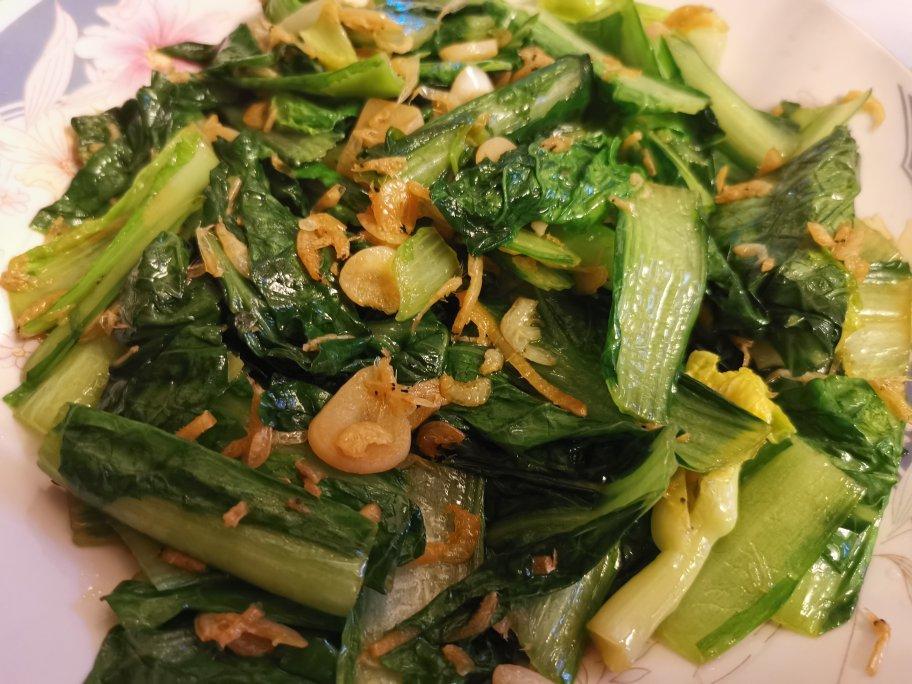 超级好吃的虾皮小白菜