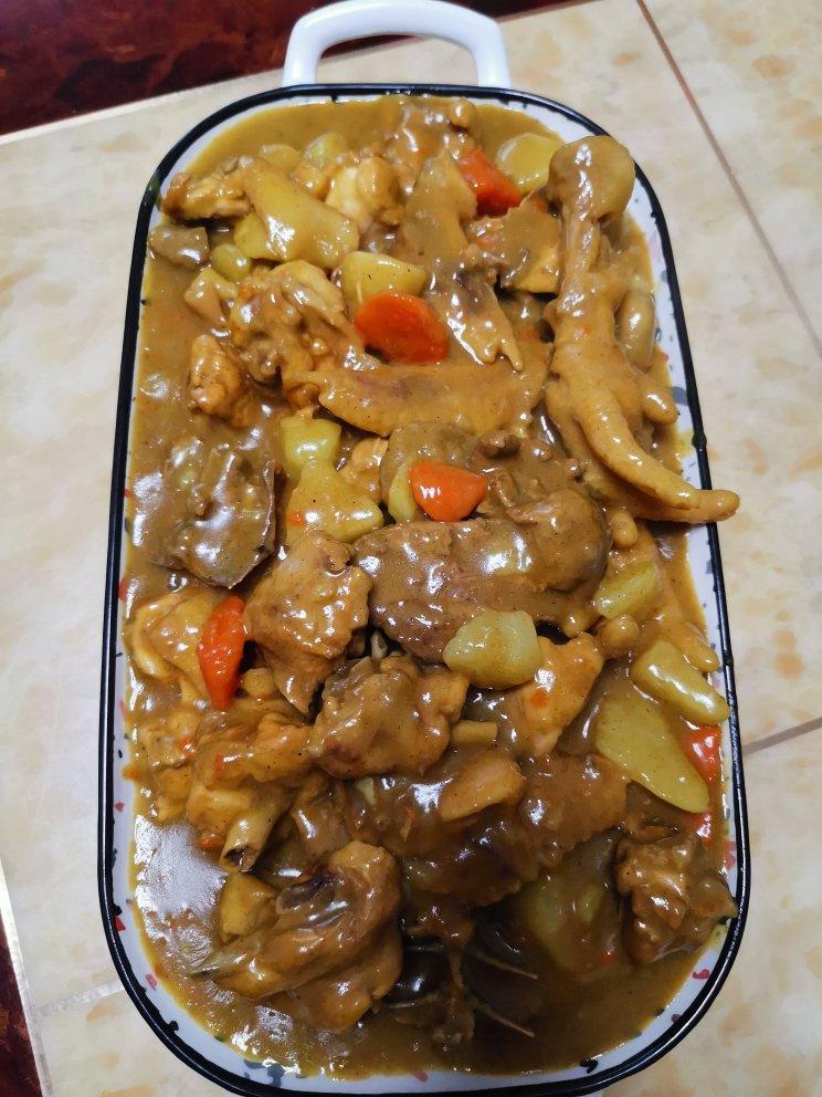 咖喱土豆鸡块