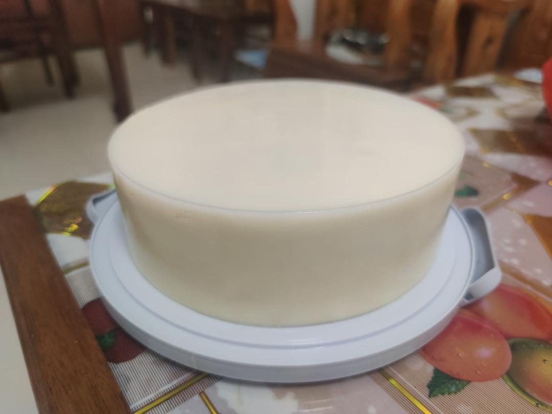 6寸芒果慕斯，经典夏日美味，含镜面果胶配方 、拉花教程，劣狐狐出品