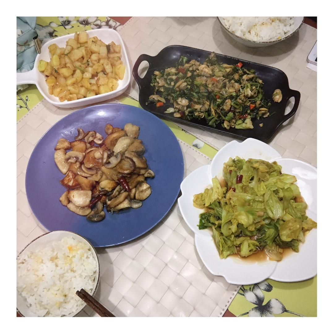 橄榄油蘑菇