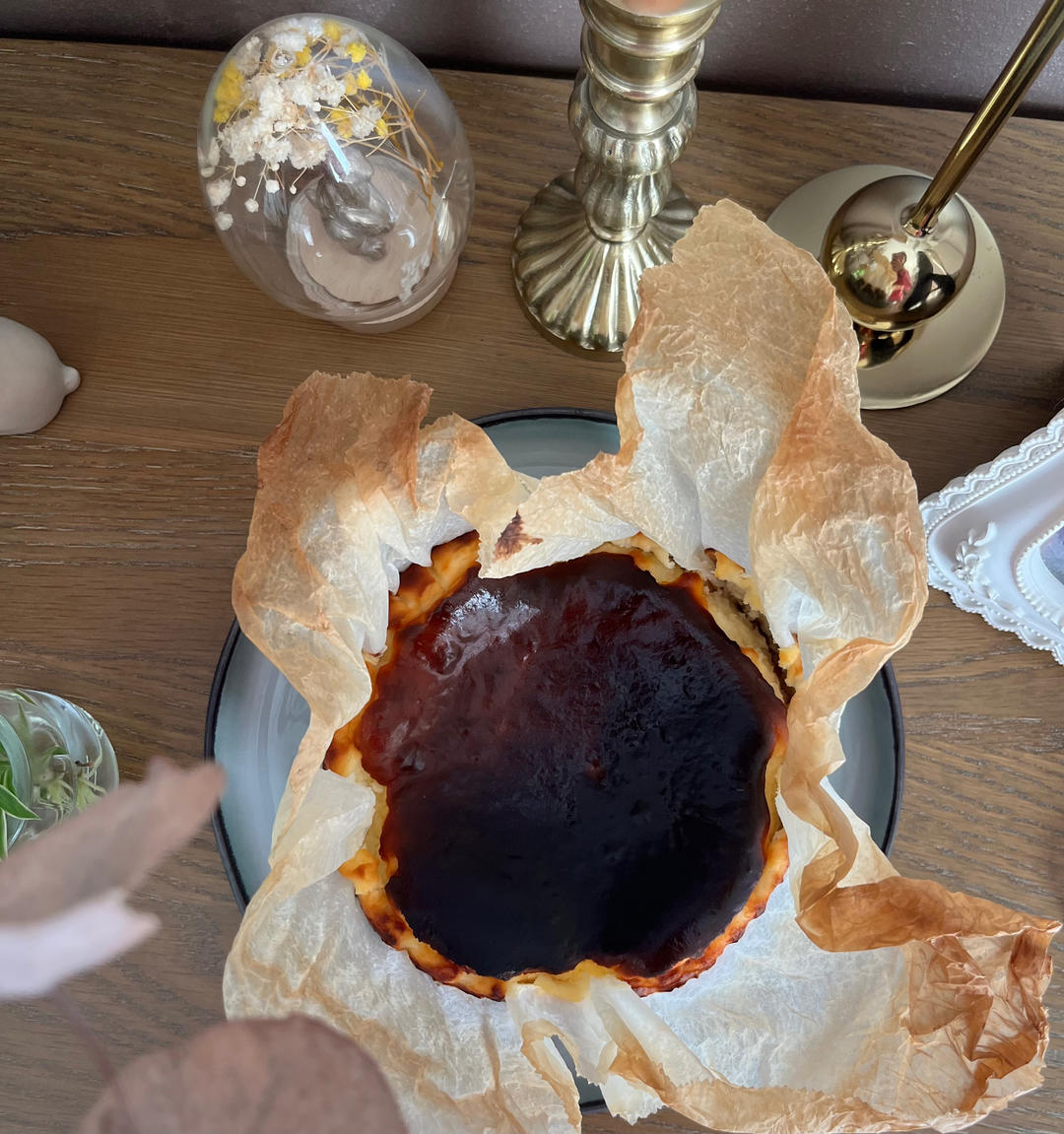 曼食慢语丨酸奶巴斯克蛋糕