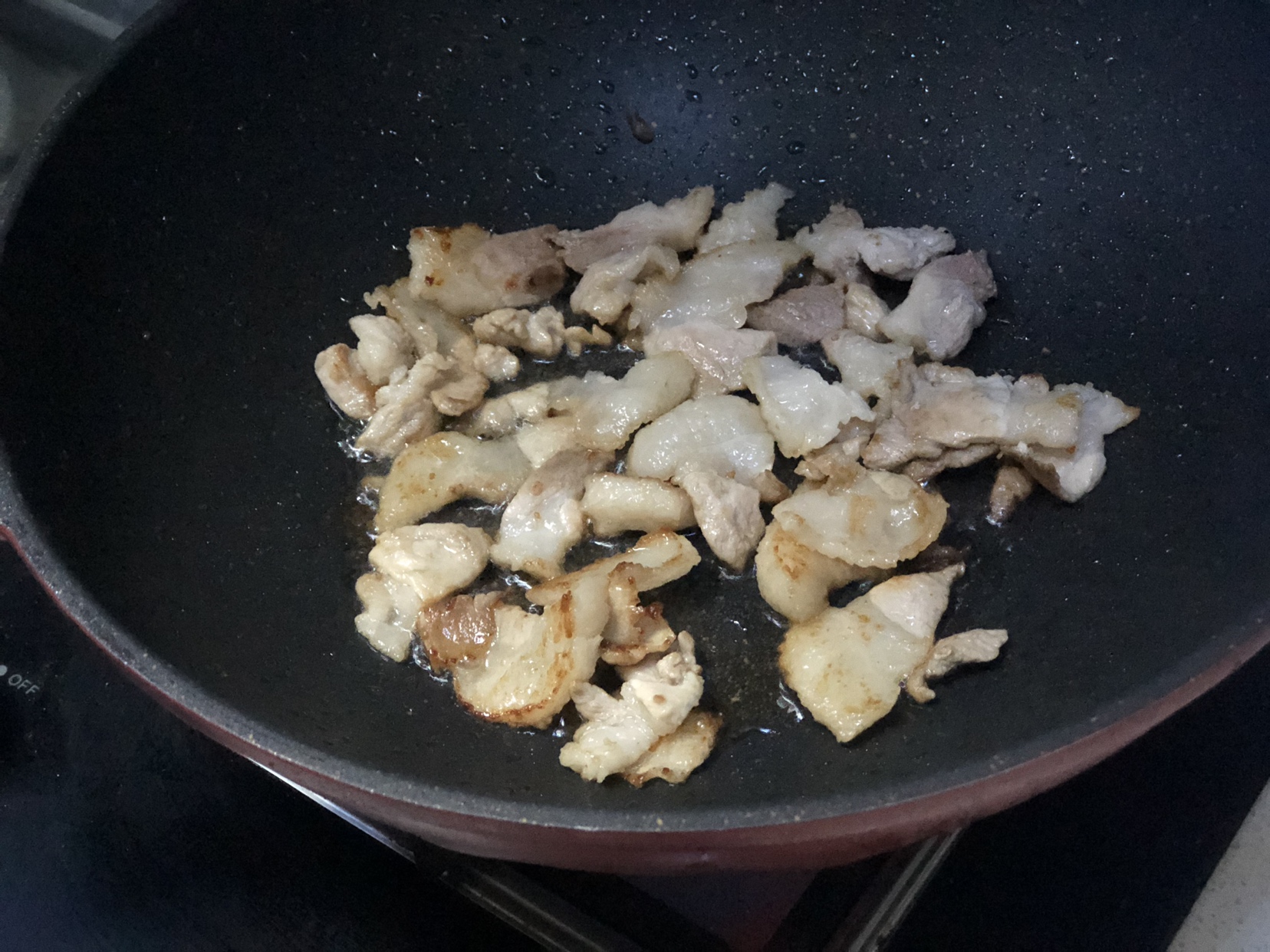 猪肉豆角炖粉条的做法 步骤3