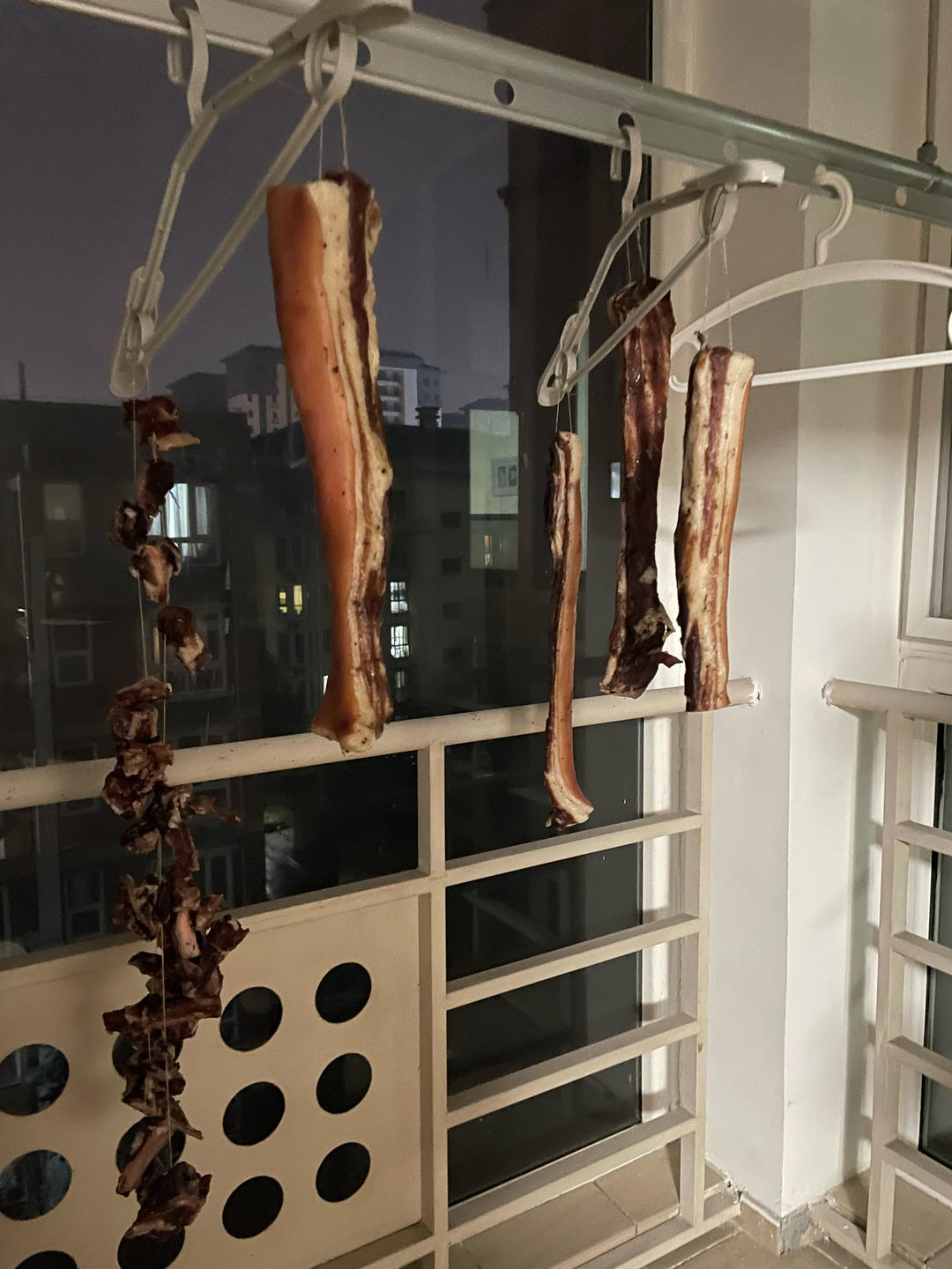 风吹腊肉