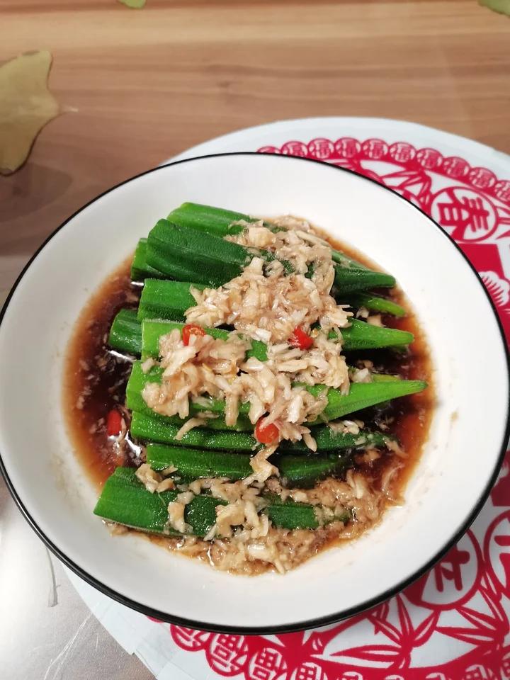 蒜蓉秋葵