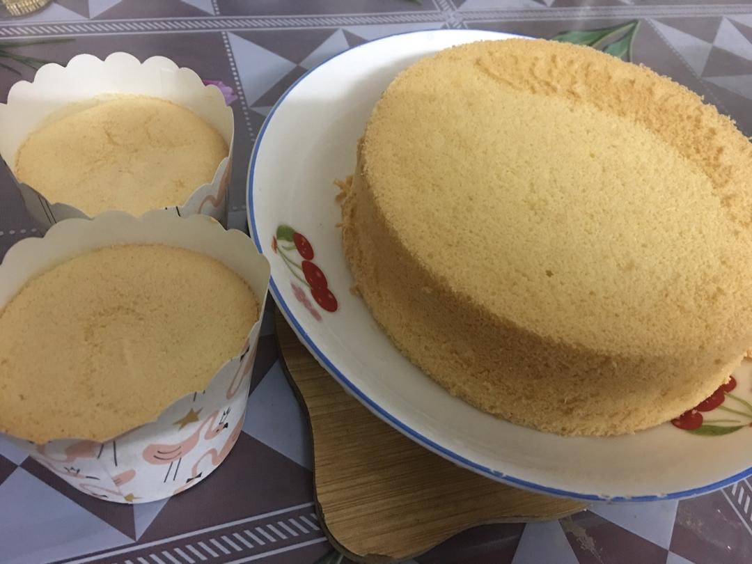 6寸戚风蛋糕（2蛋）