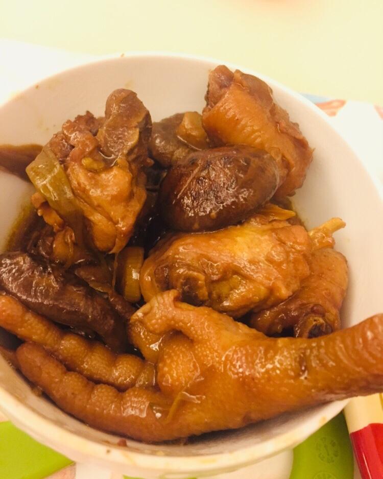 冬菇焖鸡