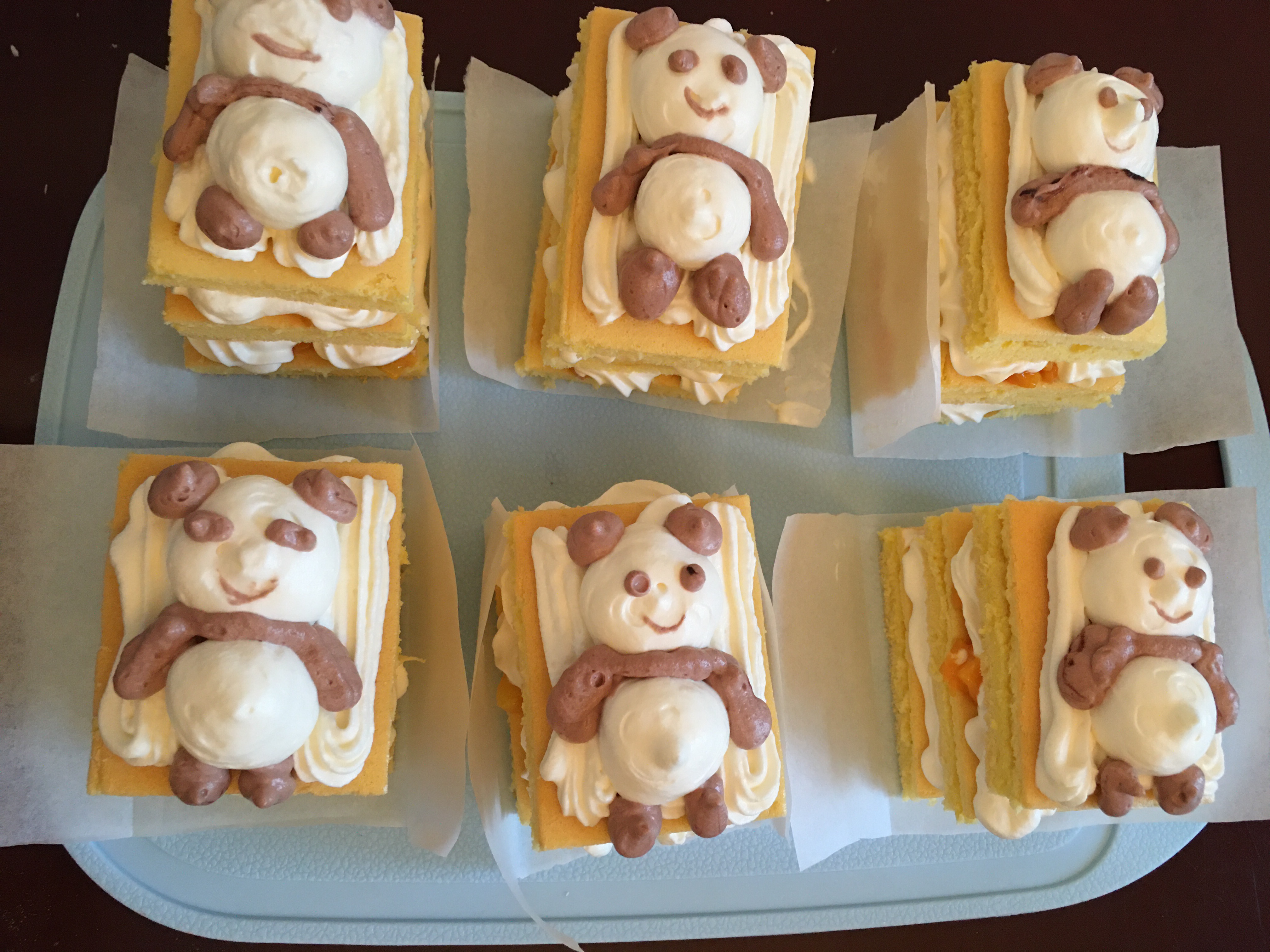 简易熊猫蛋糕的做法