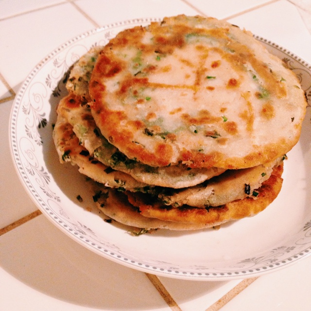 自制葱油饼