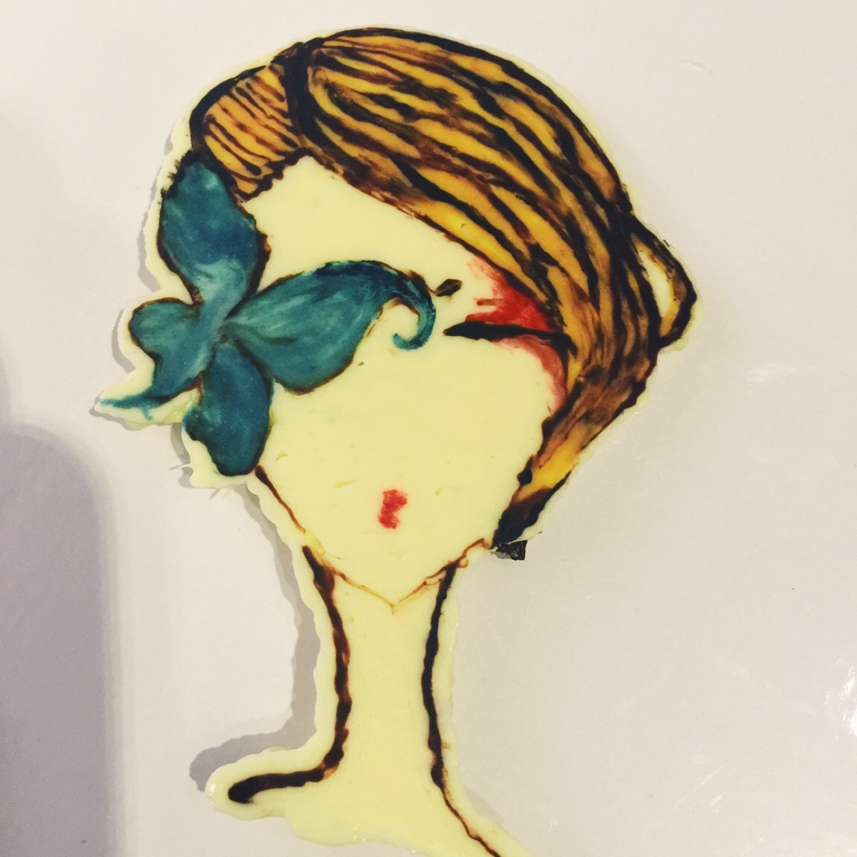 小森林手作做的巧克力转印