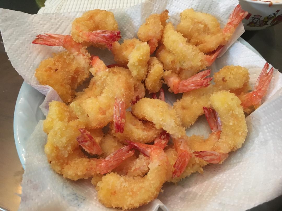 东东82做的必胜客香草凤尾虾