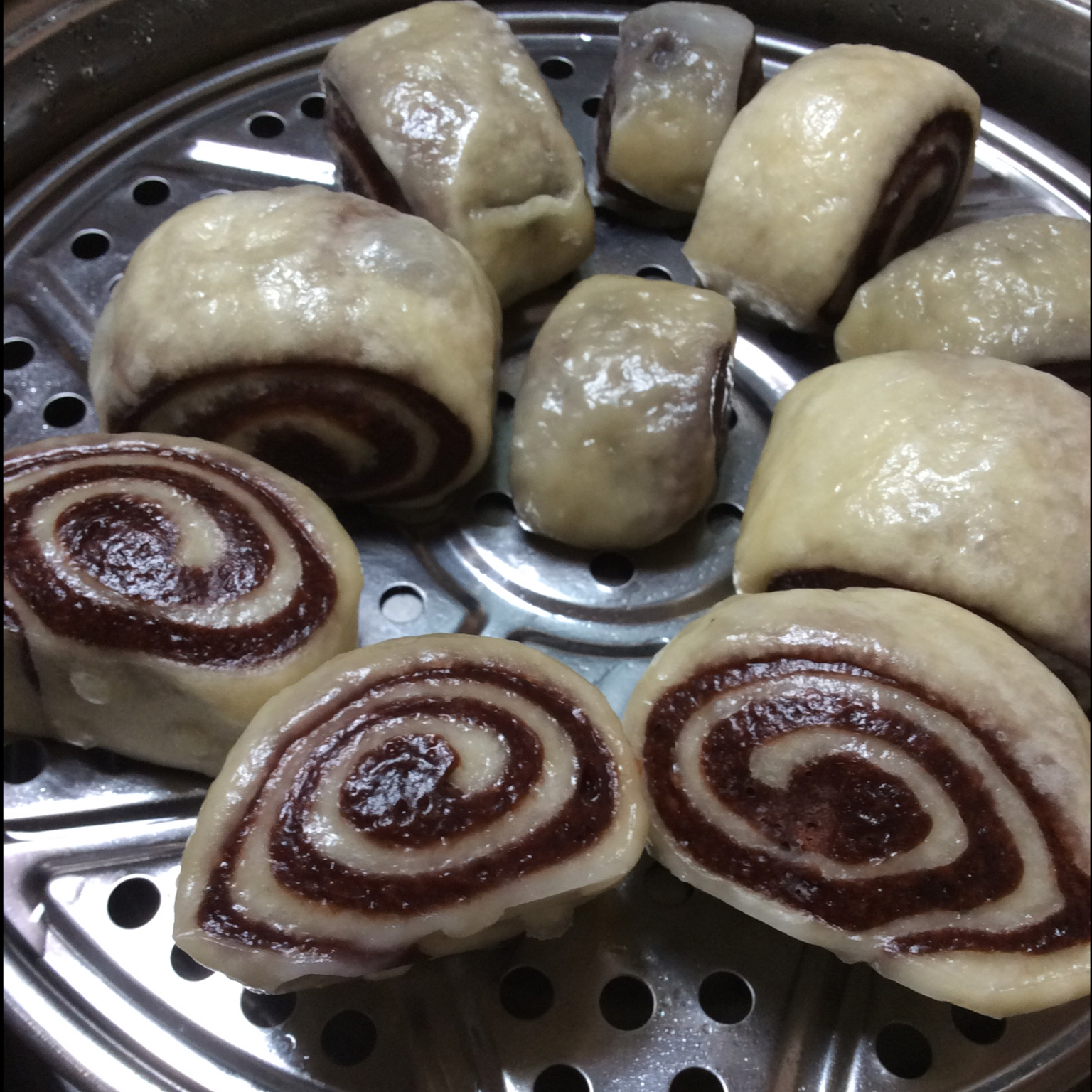 双色刀切馒头
