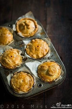 牛肉蘑菇迷你派.Beef and mushroom mini pie.的做法 步骤9