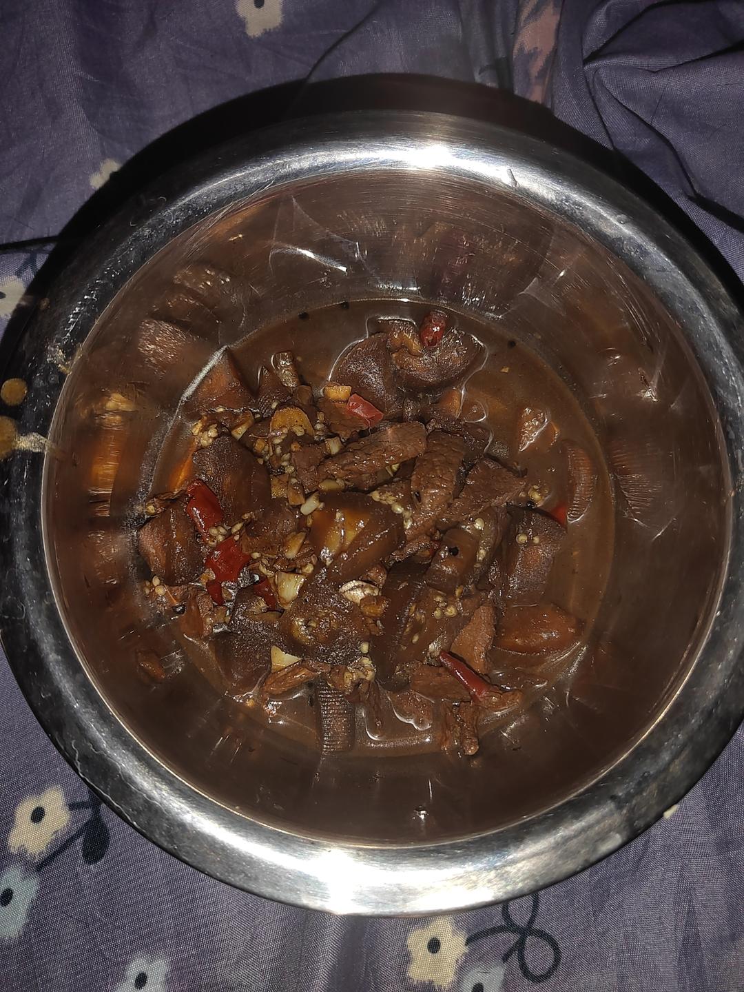 少油版茄子炒肉