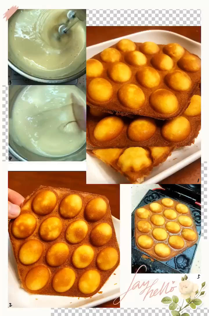 鼎鼎大名的鸡蛋仔原来这么简单，在家也能做