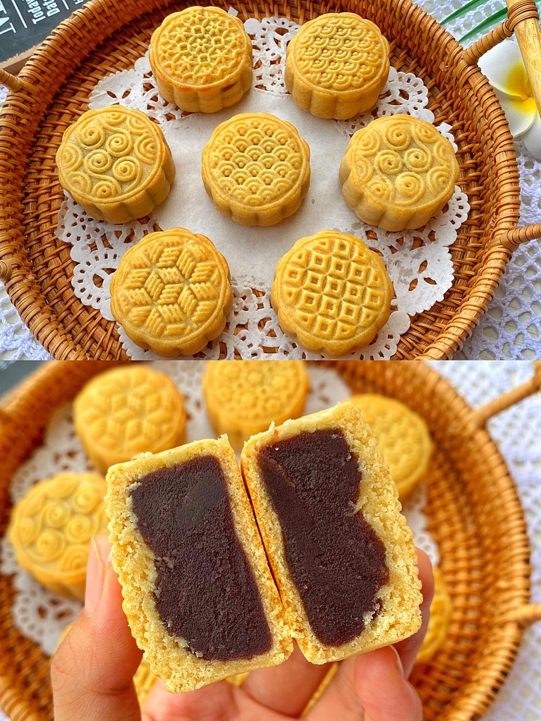 豆沙月饼——50g的做法