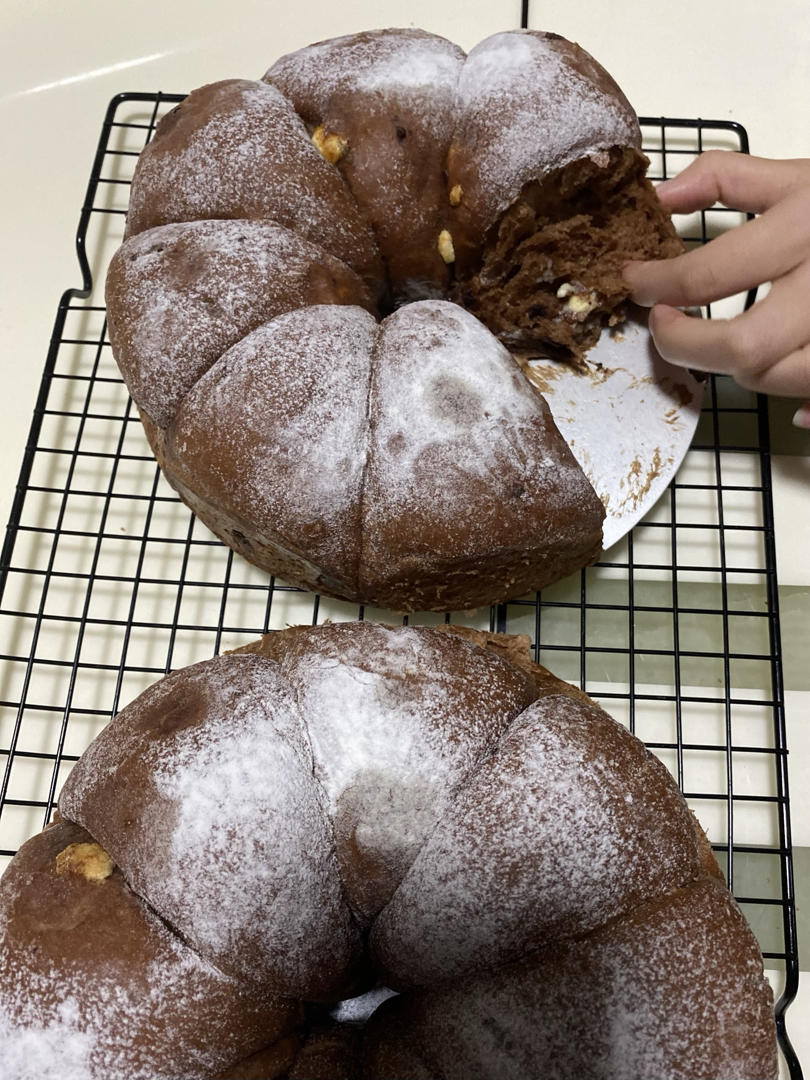 双味巧克力面包