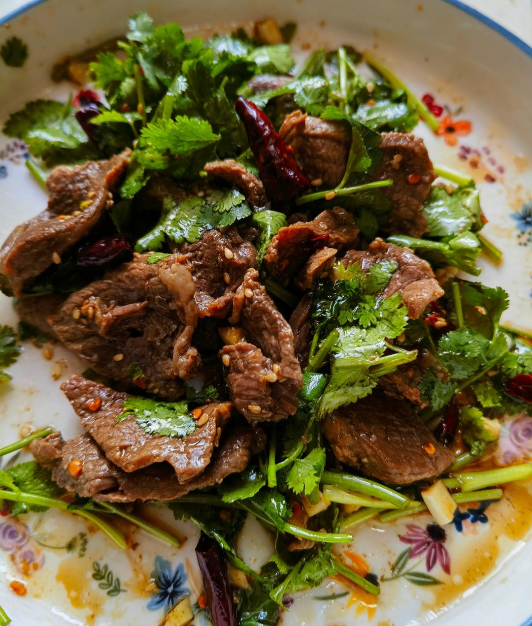 香菜拌牛肉