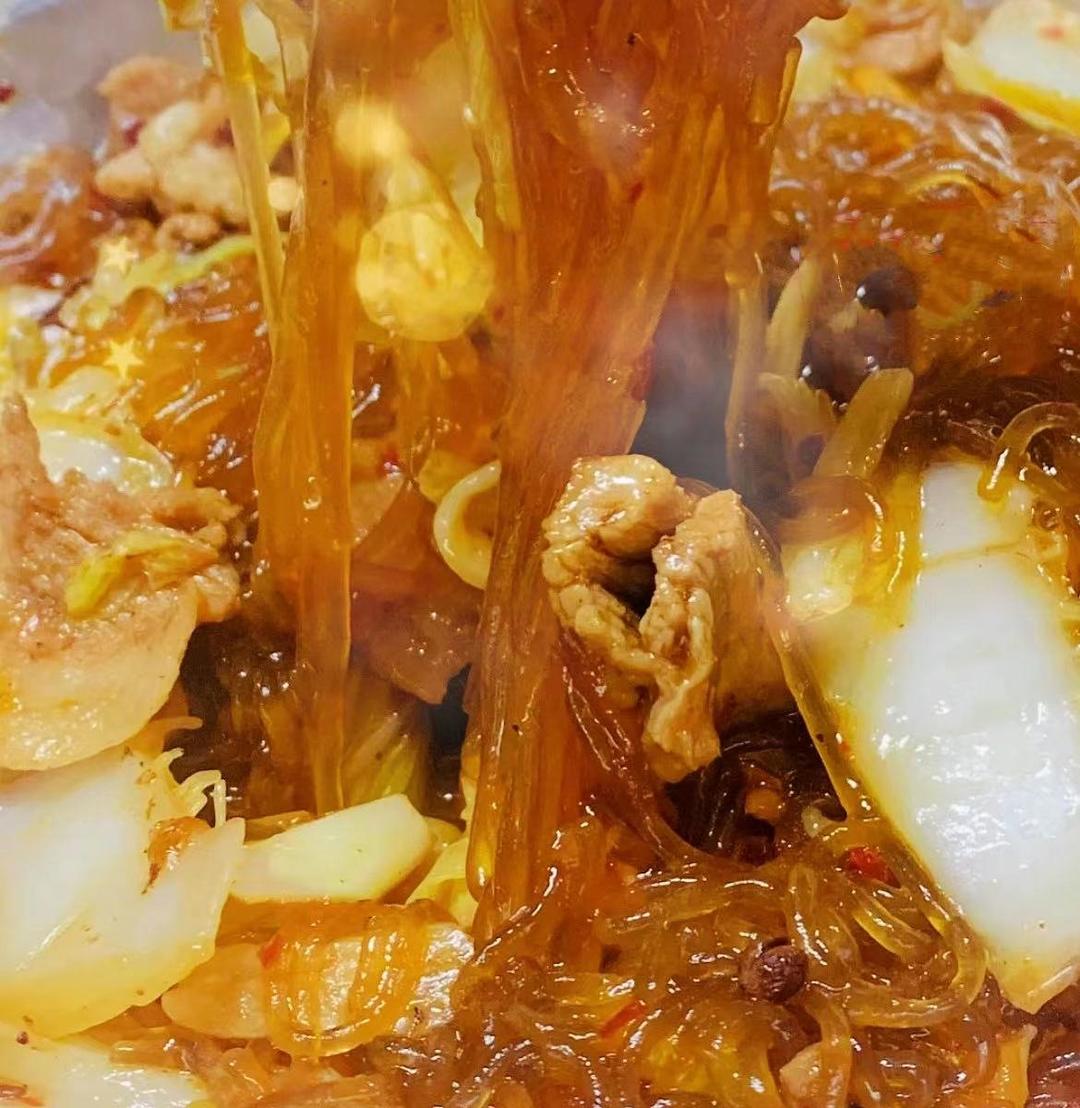椒麻风味猪肉白菜炖粉条～北方人的特殊情怀