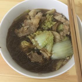 猪肉白菜炖粉条