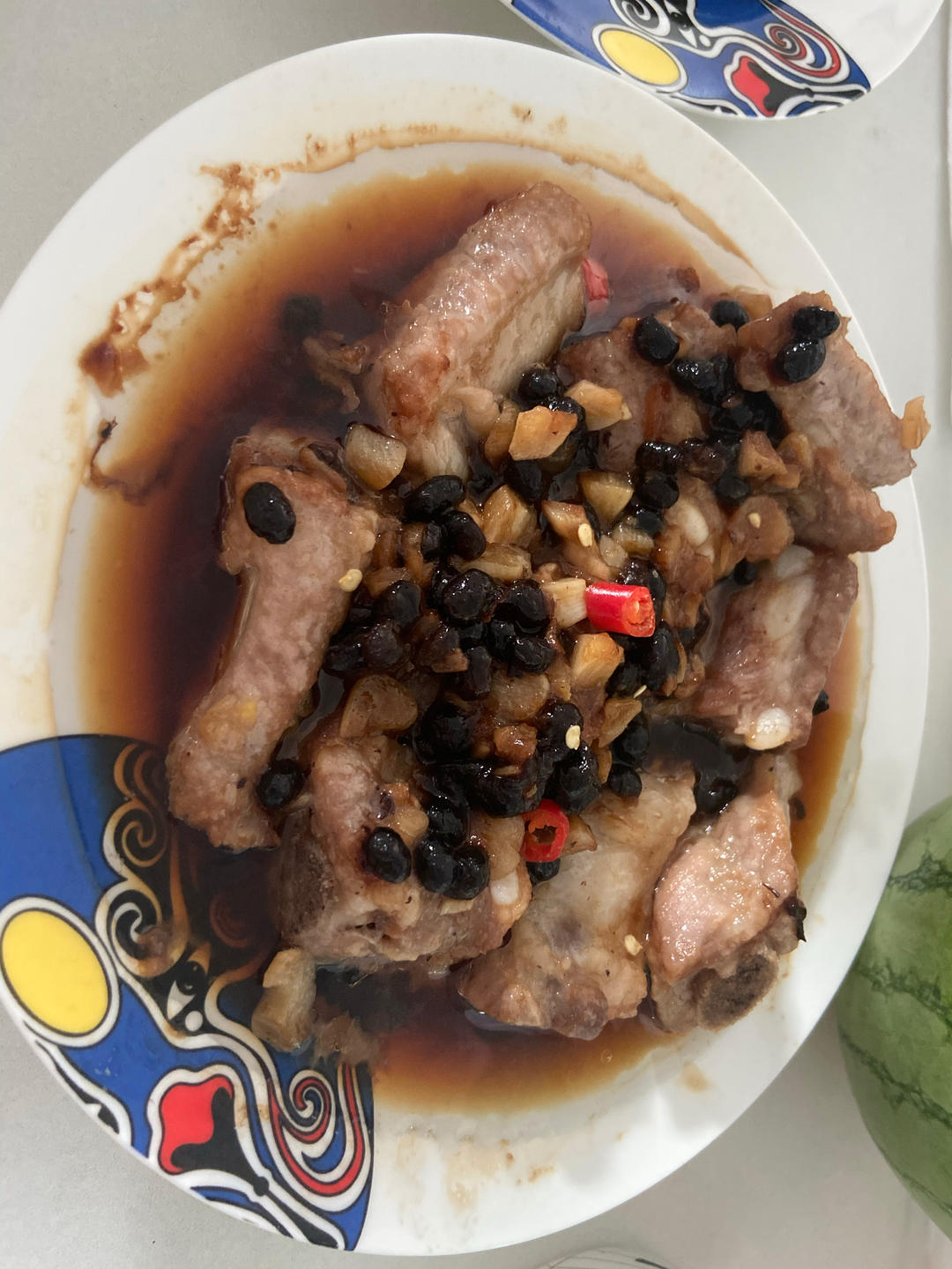 一口下去骨肉分离的豉汁蒸排骨（简单三步骤）