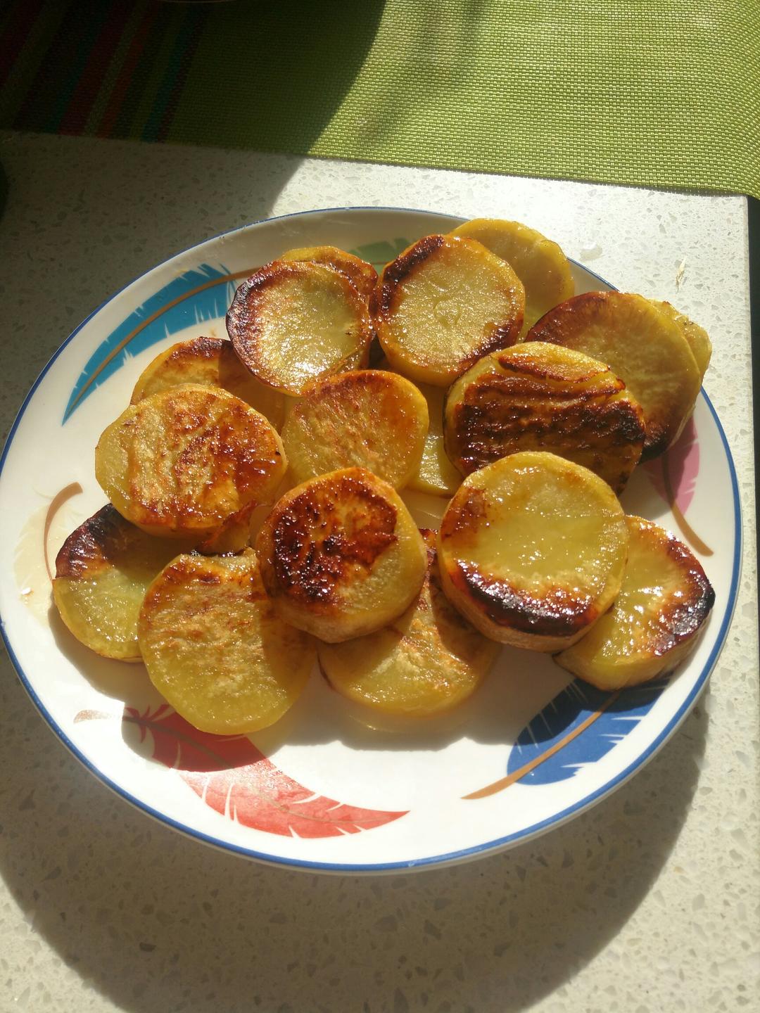 电饼铛蜜汁红薯片