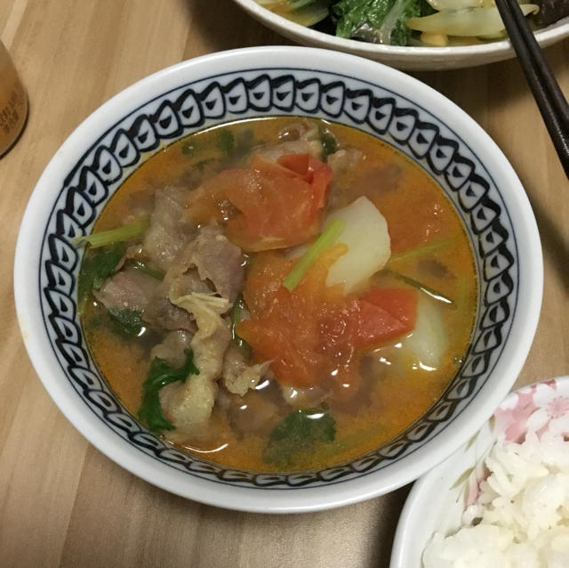 番茄土豆肥牛锅