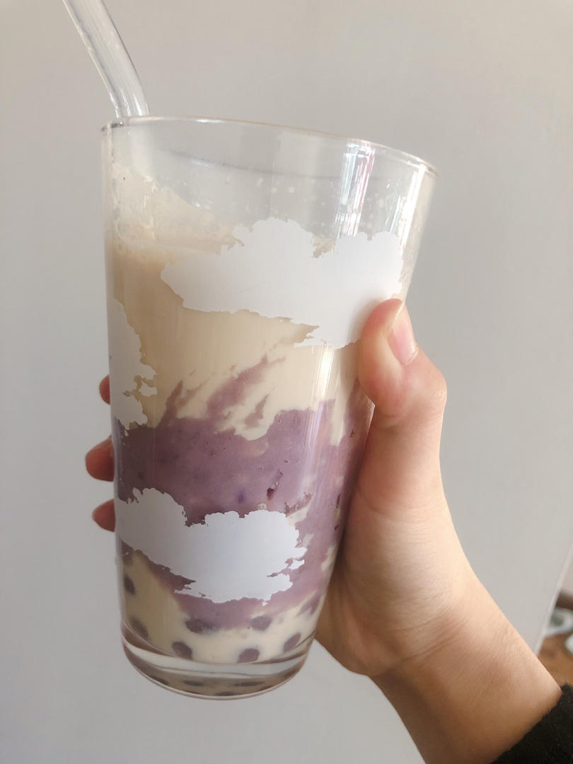 超超简单 快手的芋泥奶茶