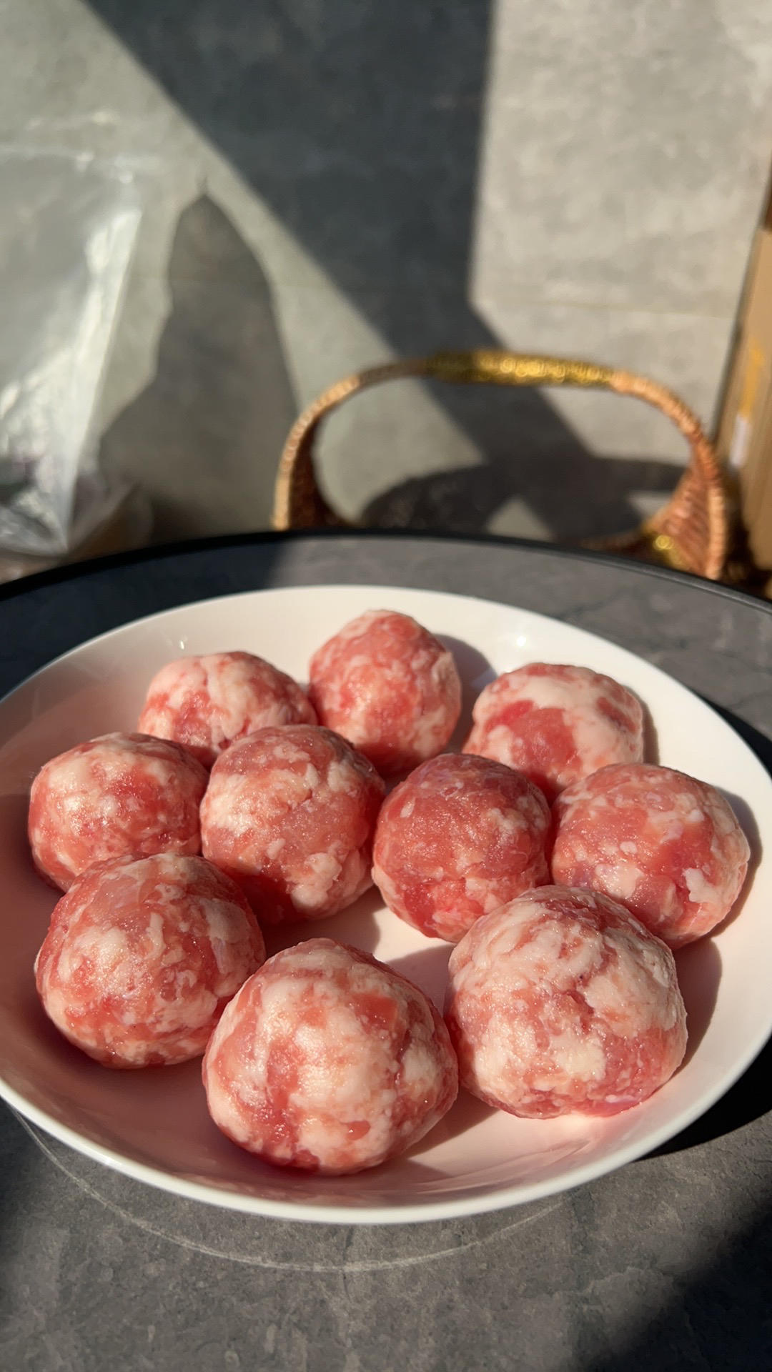 正宗湖州老法家常咸肉圆