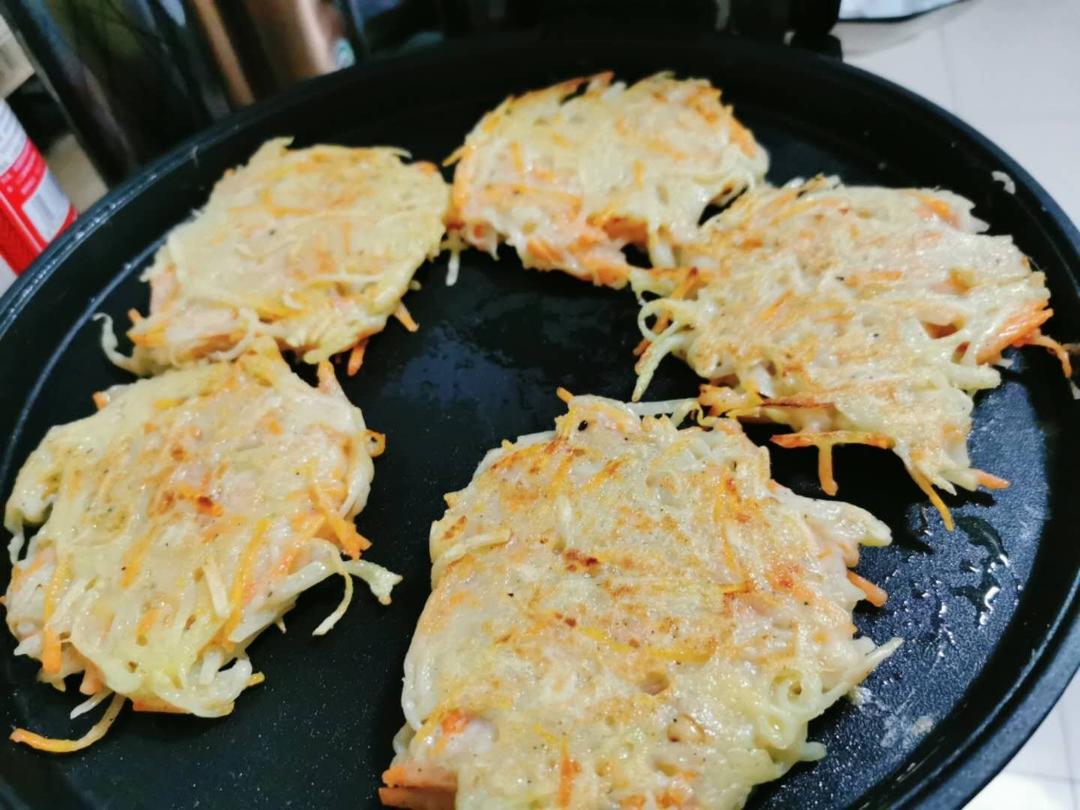 顺时针_mqs3做的电饼铛香煎土豆饼