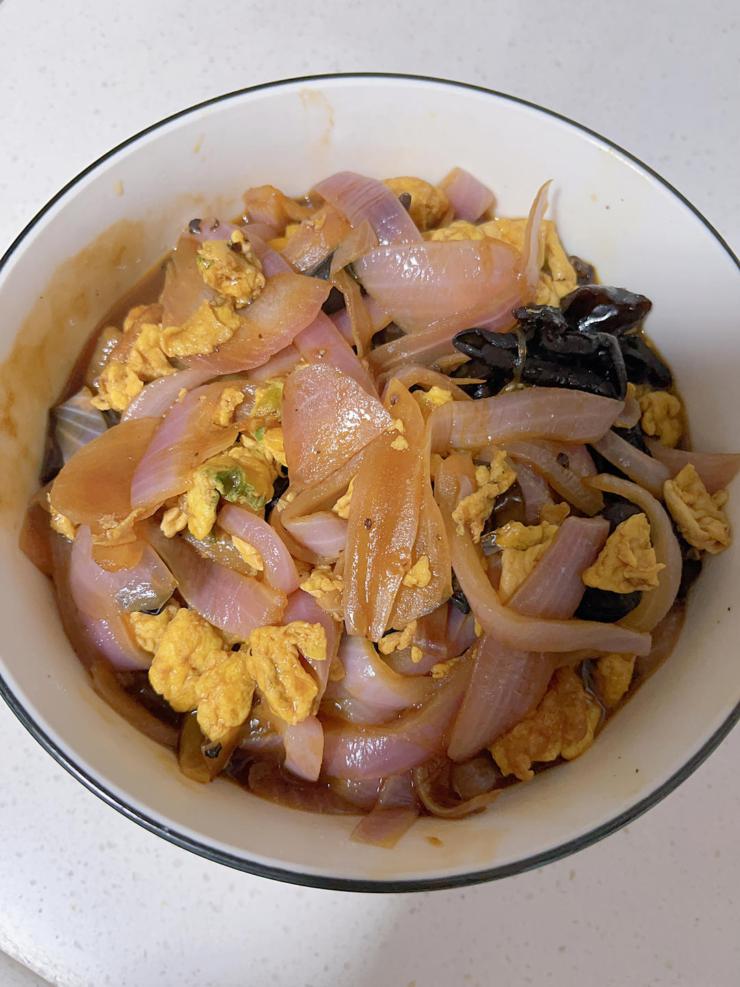 洋葱炒鸡蛋