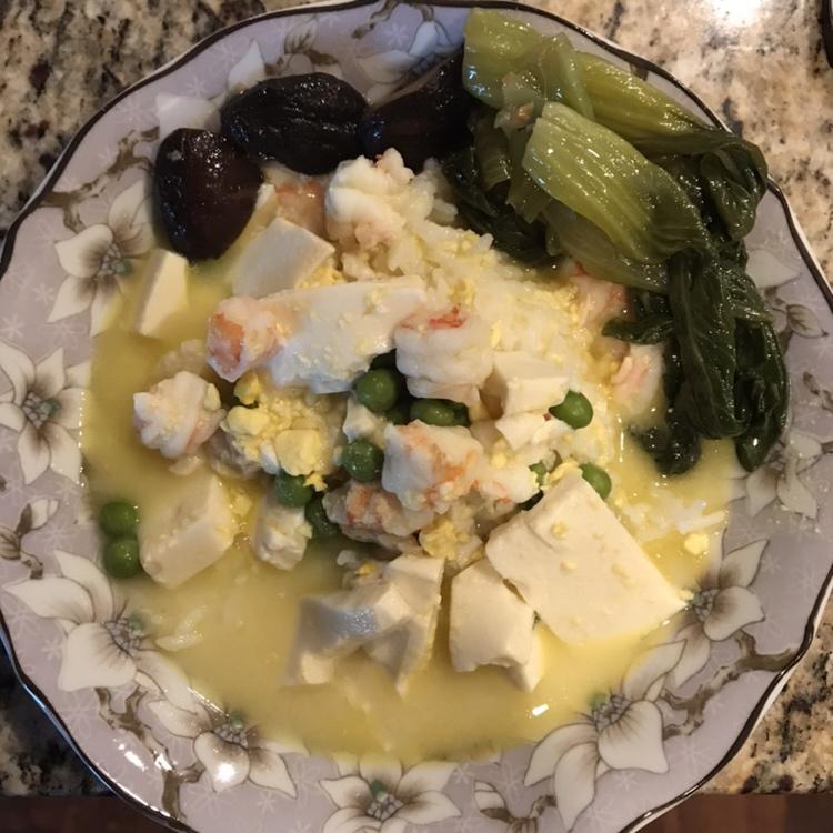咸蛋黄鸡汁捞饭-太太乐鲜鸡汁