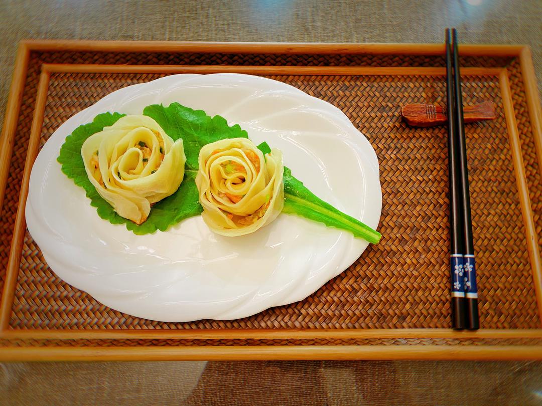 诱人的玫瑰🌹饺子的做法