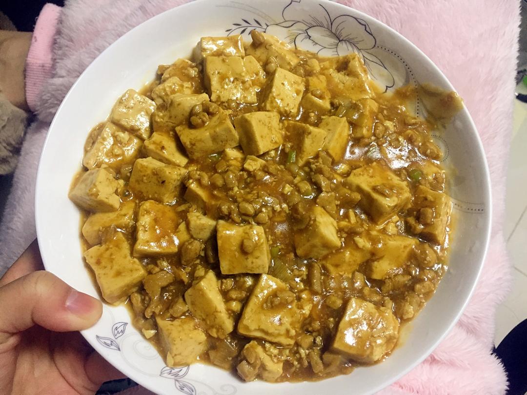 红烧肉沫豆腐