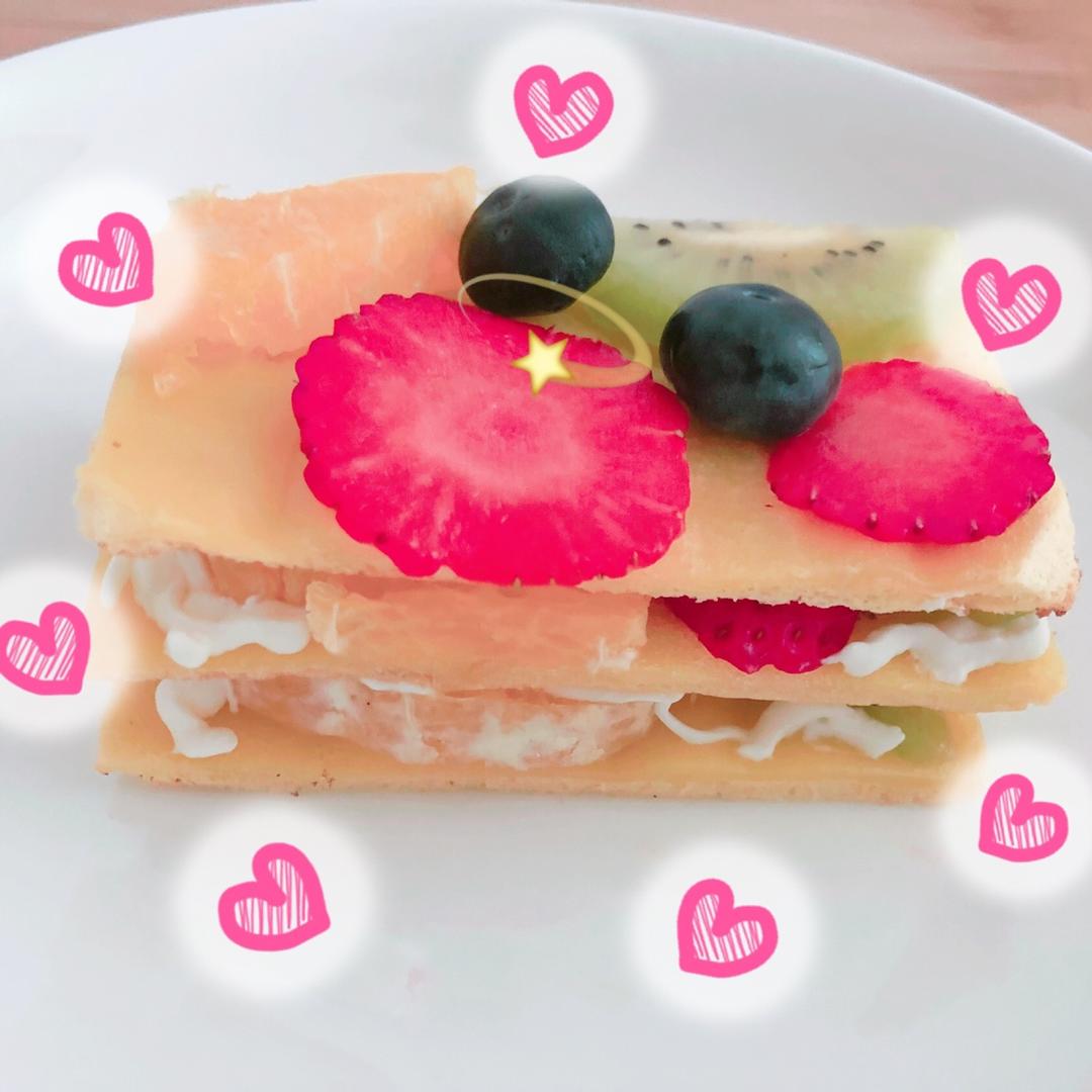 清新水果奶油裸蛋糕 | 蛋糕卷的华丽变身