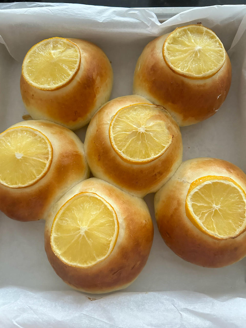 特特特别清新的柠檬酸奶面包，我爱！