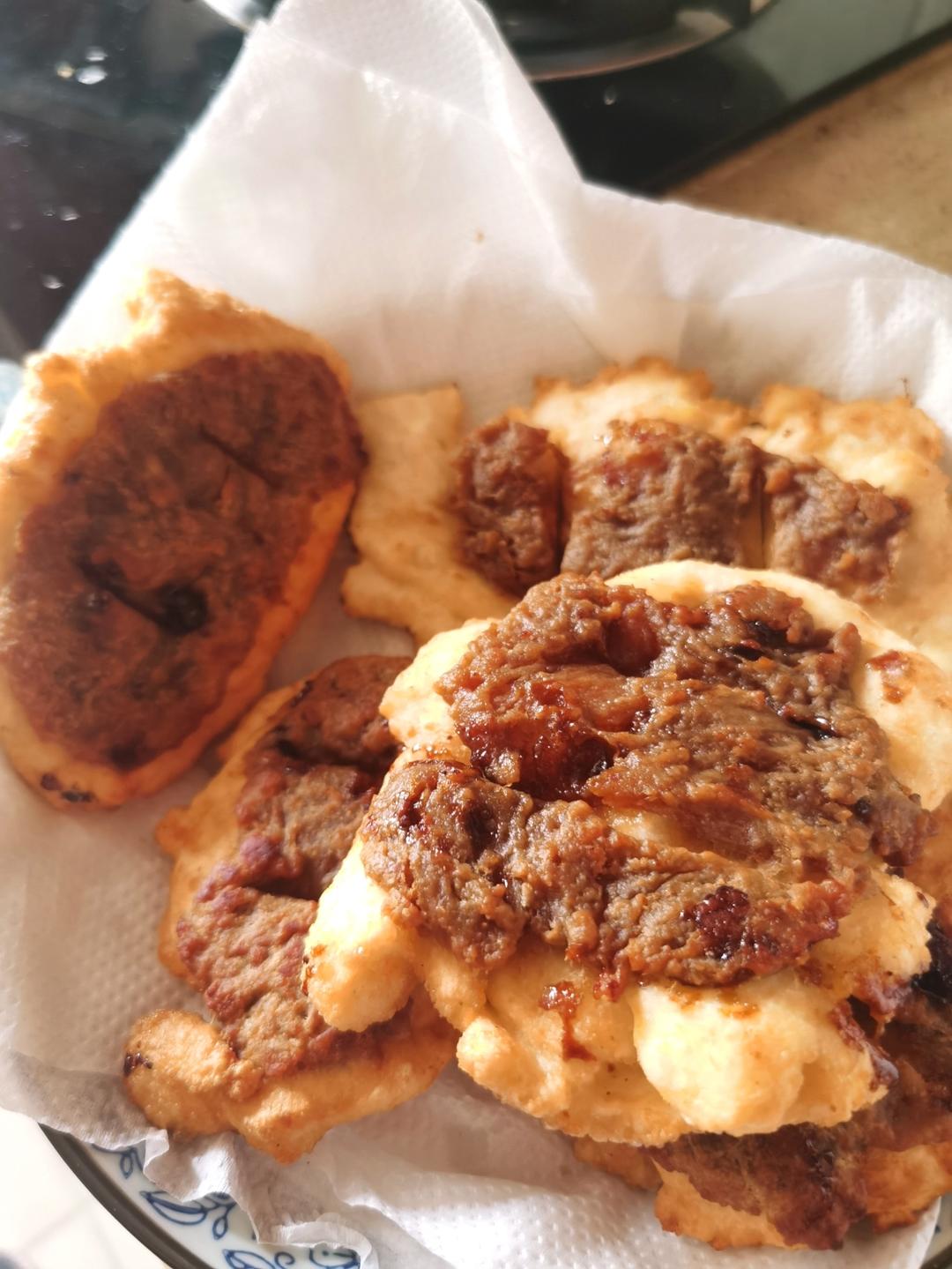 炸油饼、糖油饼