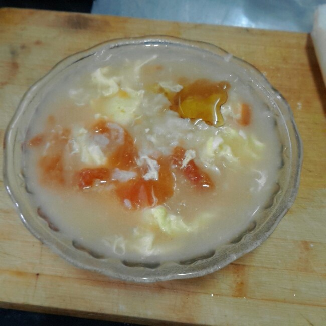 白萝卜西红柿疙瘩汤