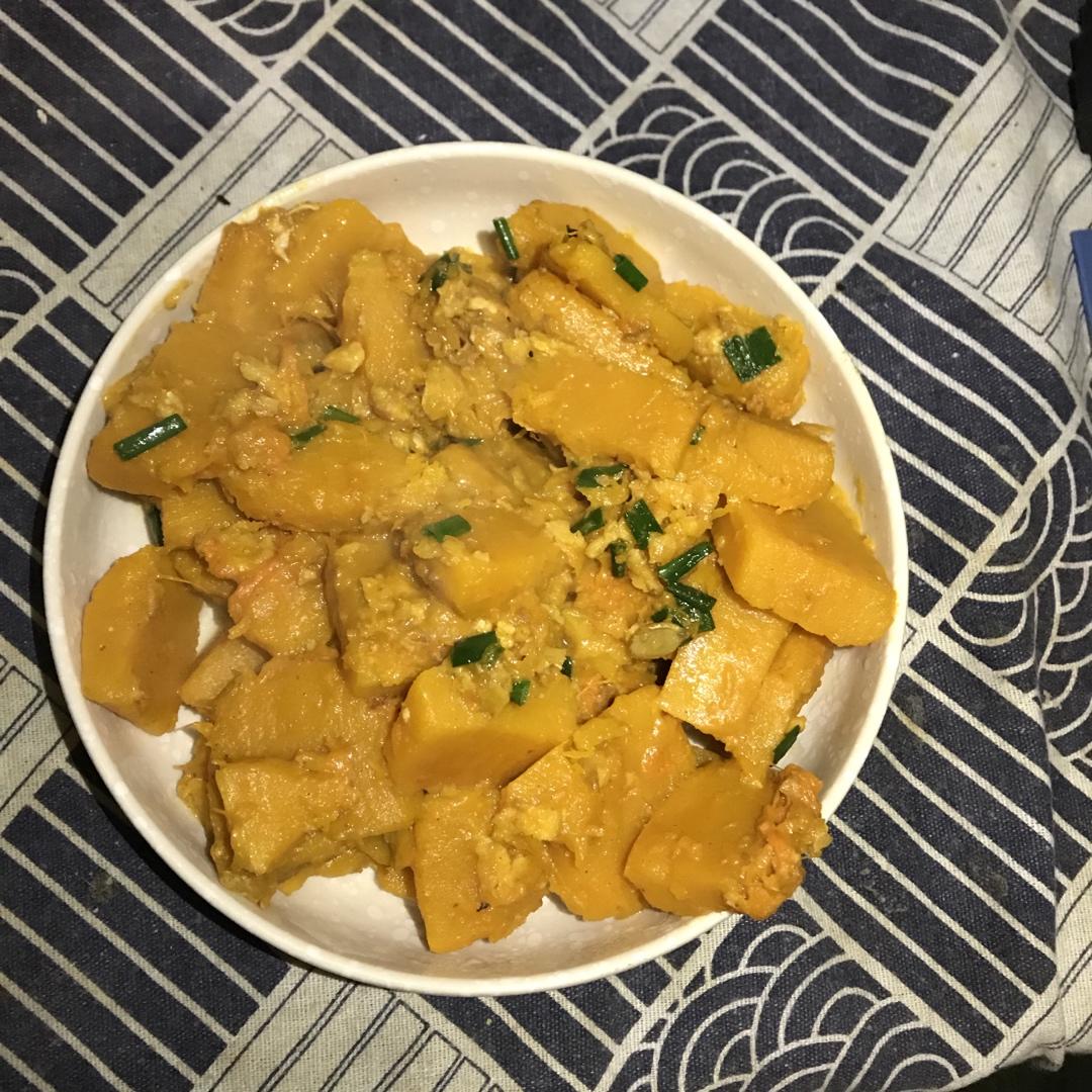 咸蛋黄炒南瓜