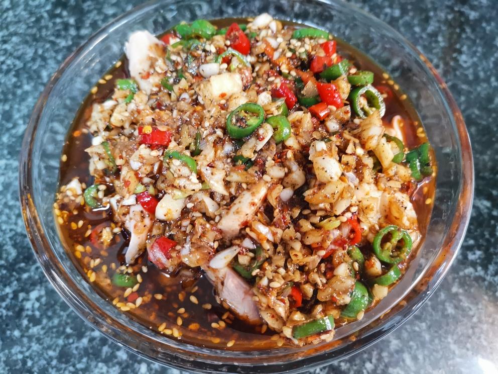 椒麻鸡的做法