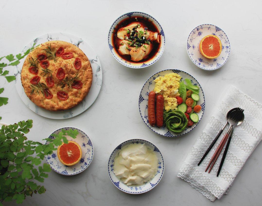 镜子的爱心早餐
