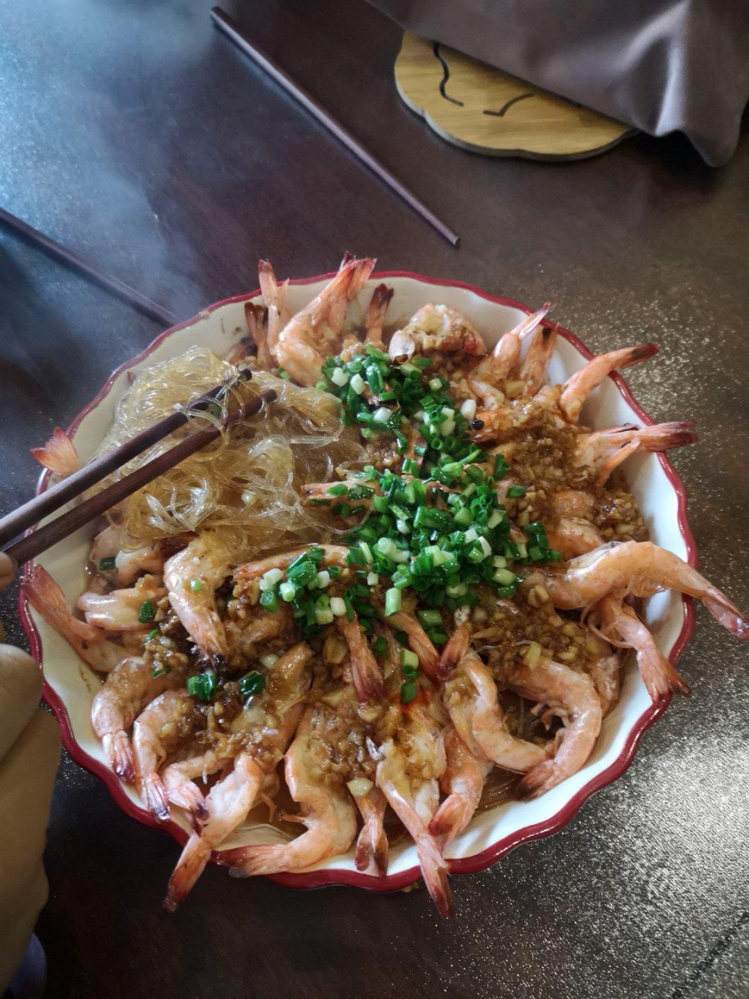 蒜蓉粉丝蒸虾