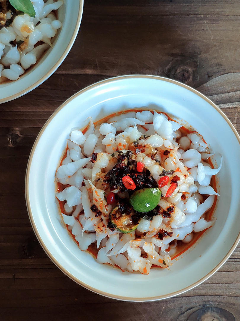 平淡有味-1做的【咸甜凉虾】