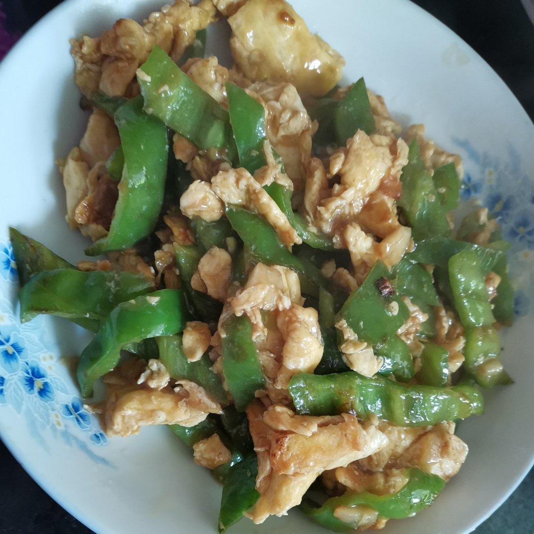 青椒炒鸡蛋(原图，从不修图)