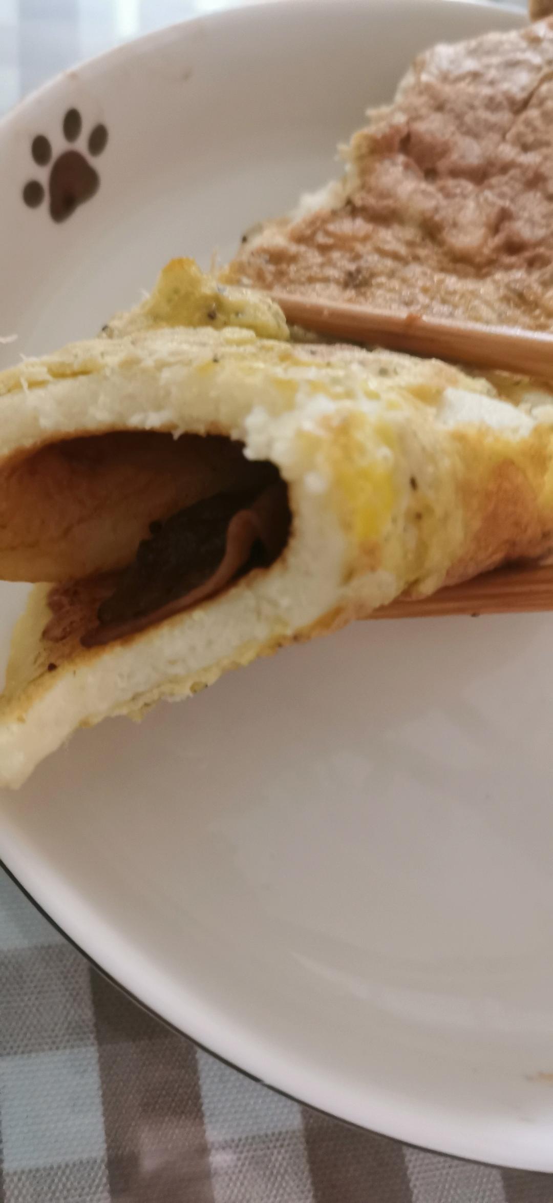 早餐香葱鸡蛋饼