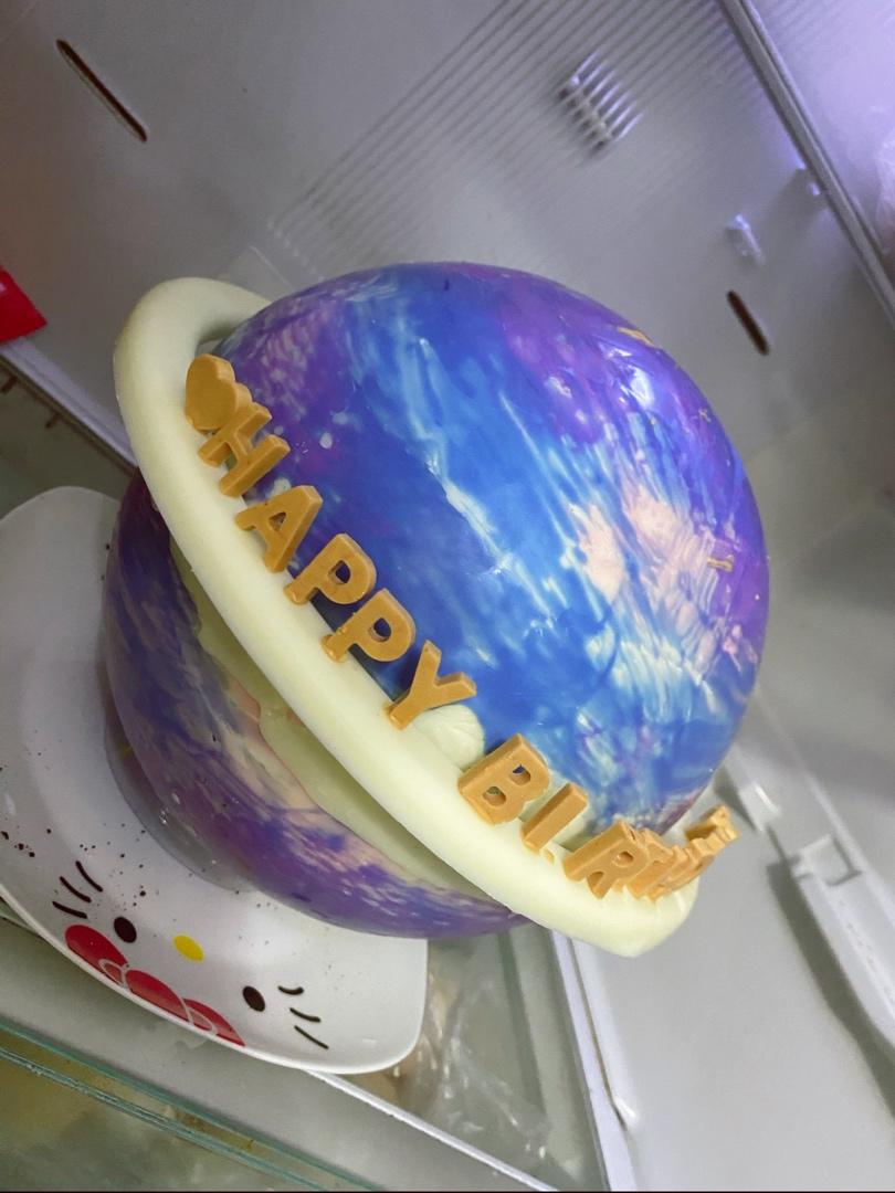 星球蛋糕，巧克力星空球蛋糕，简便版