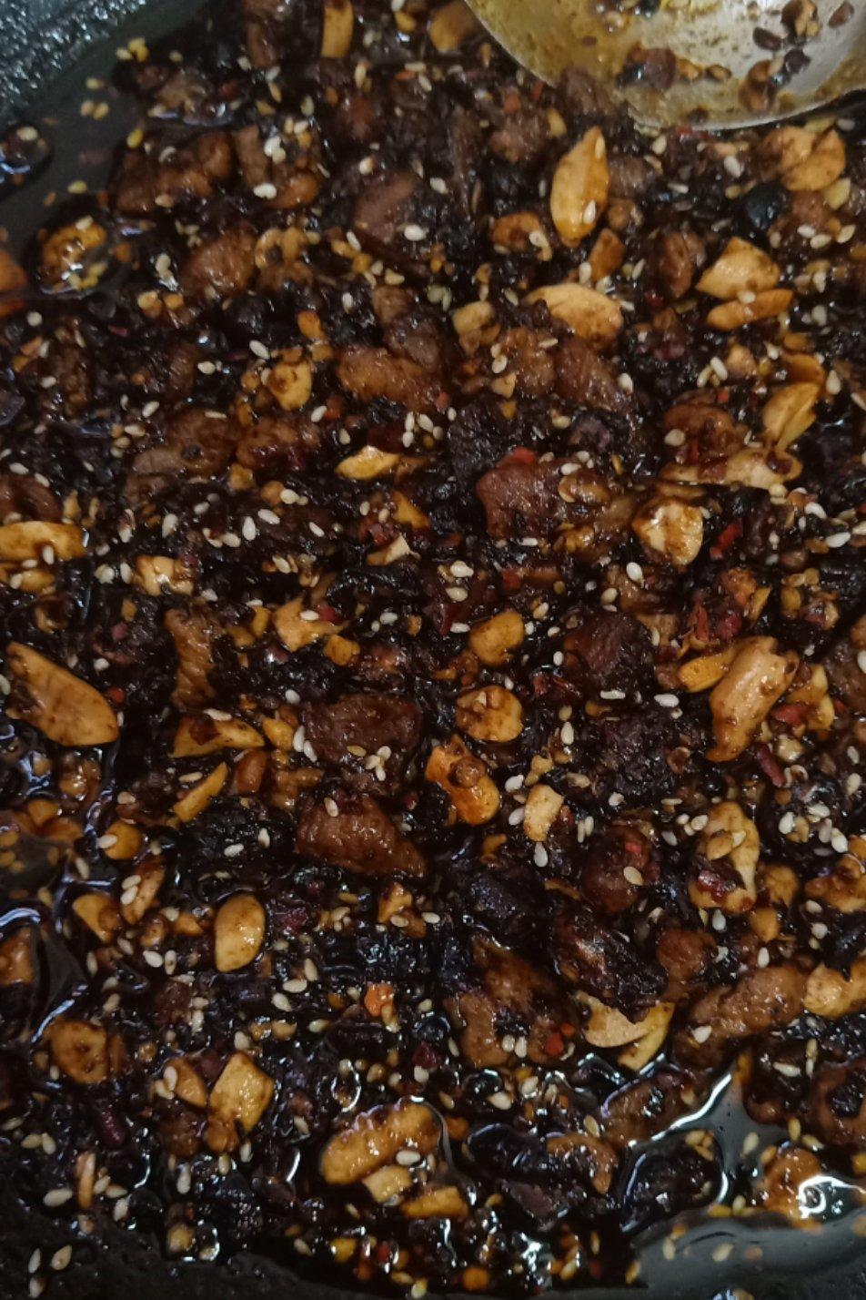 香辣豆豉牛肉酱（详细步骤图）堪比老干妈