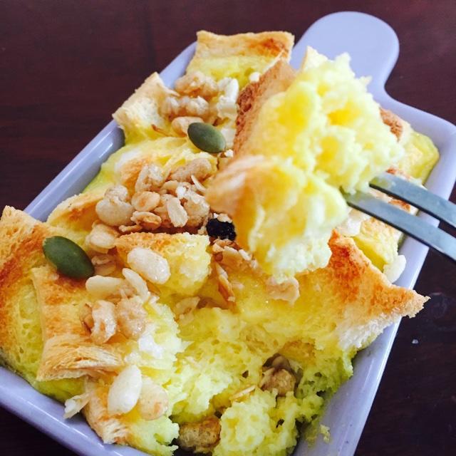 牛奶吐司鸡蛋布丁（失败吐司的归处）
