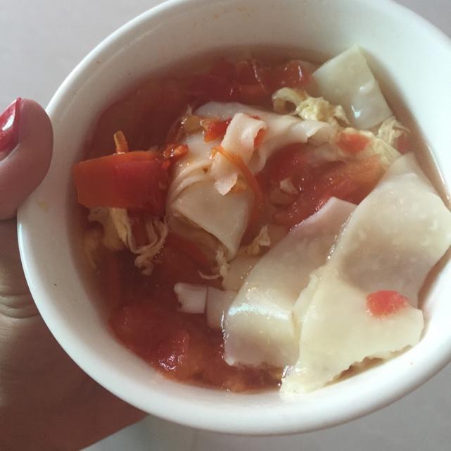 简单早饭西红柿鸡蛋挂面