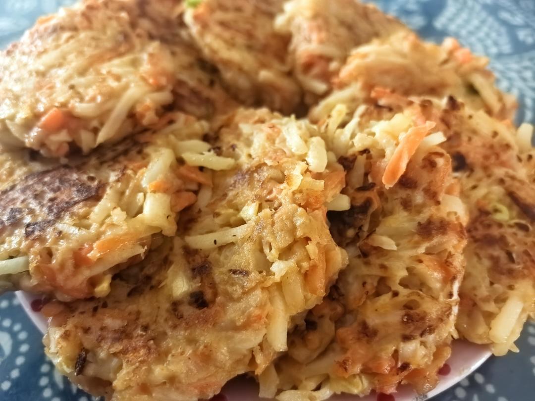 土豆饼(土豆胡萝卜丝饼)